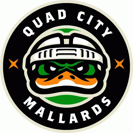 quad city mallards 2014-pres secondary logo iron on heat transfer